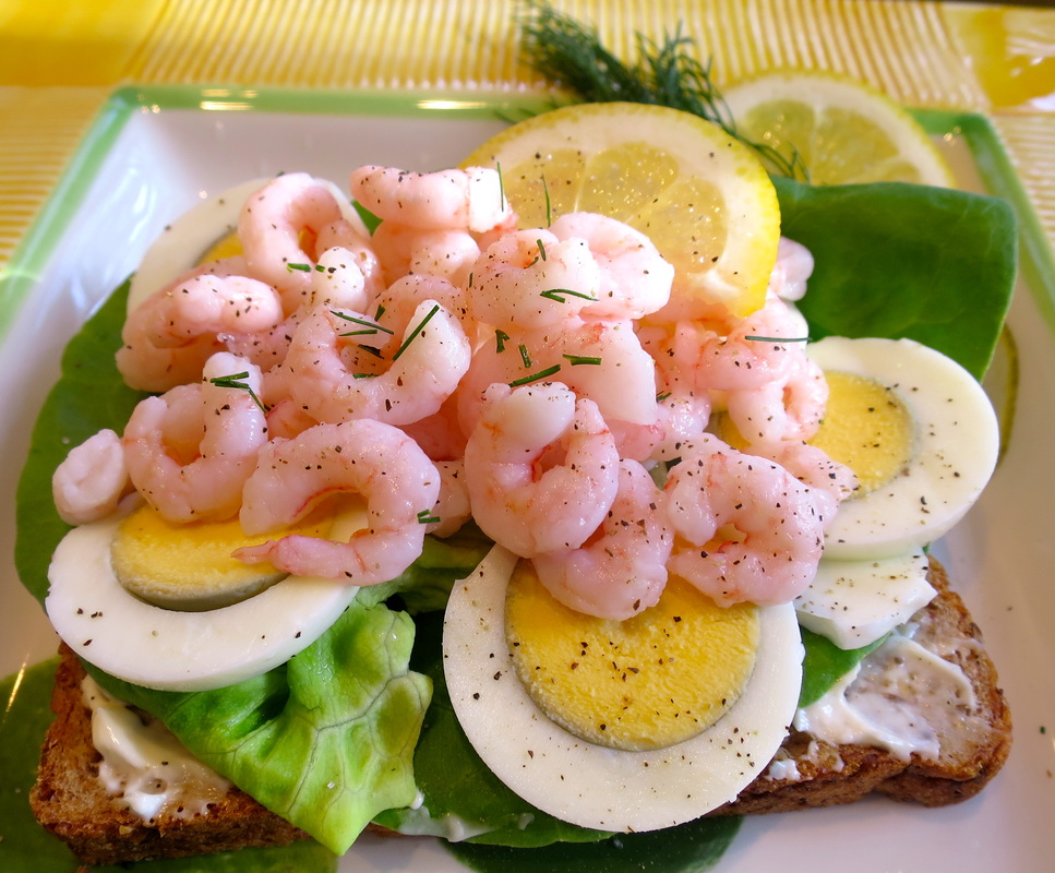 Swedish Style Shrimp Sandwich