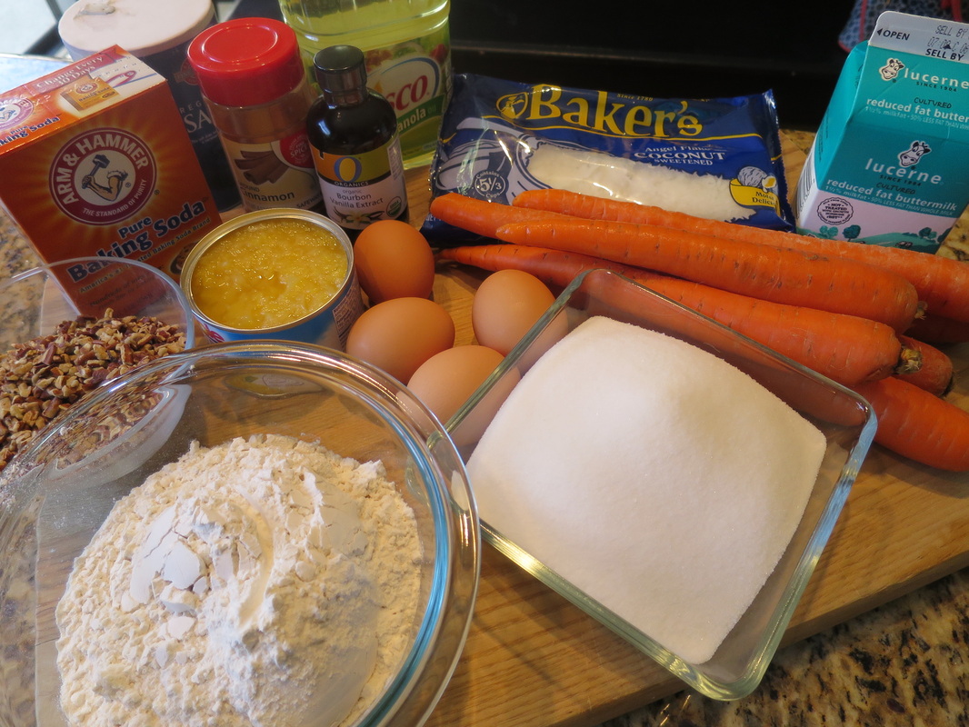 Carrot Cake Cupcake Ingredients