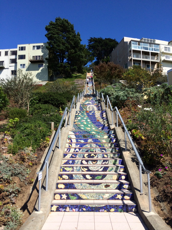 16th Avenue Tiled Steps ~ a Hidden Treasure in San Francisco