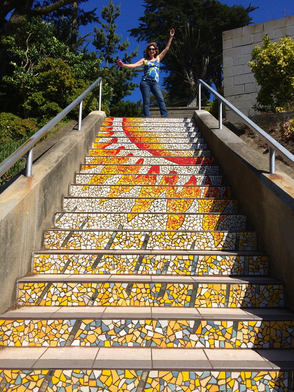 tiled steps sf