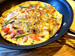 Egg Frittata with Fire Roasted Vegetables