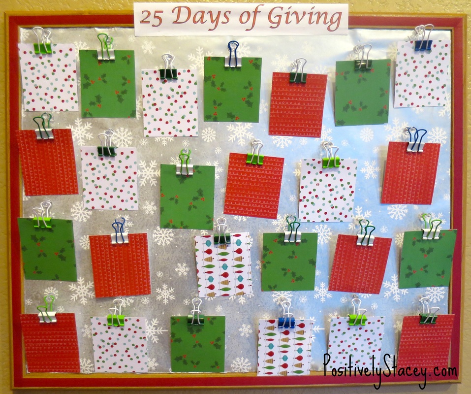 25 Days of Giving ~ A Holiday Calendar