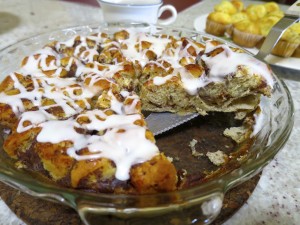 Cinnamon French Toast Bake and Scrambled Eggs with Roasted Potatoes ~ A Delicious Brunch with Friends