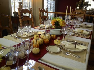 A Thanksgiving Day Table