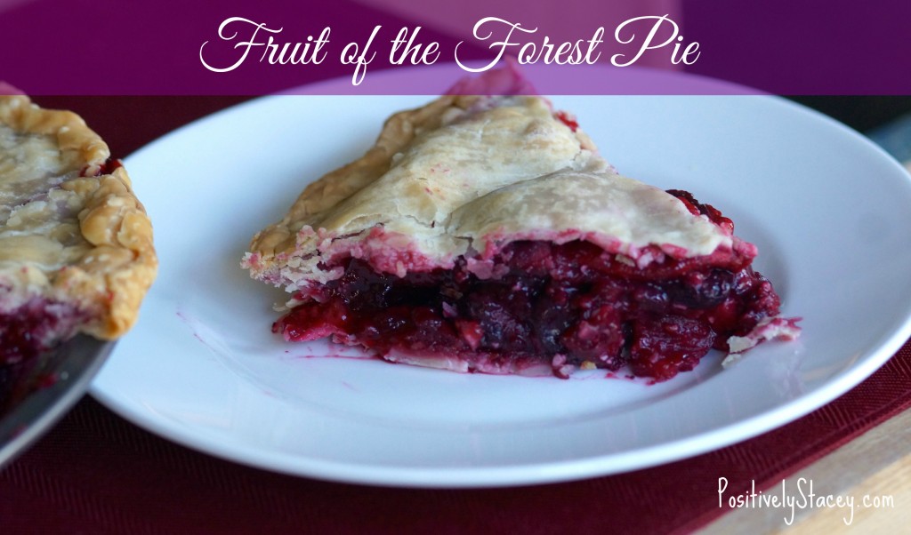 Fruit of the forest pie