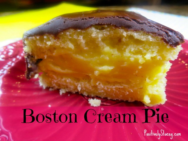 Boston Cream Pie Slice