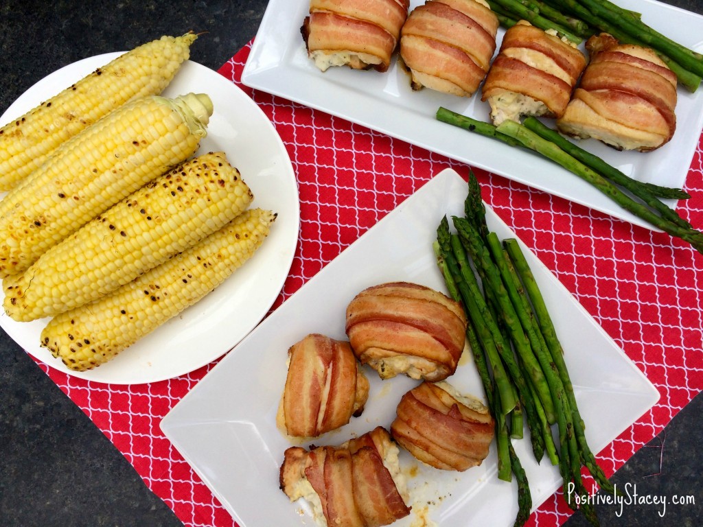 Cream Cheese Stuffed Bacon Wrapped Grilled Chicken Menu