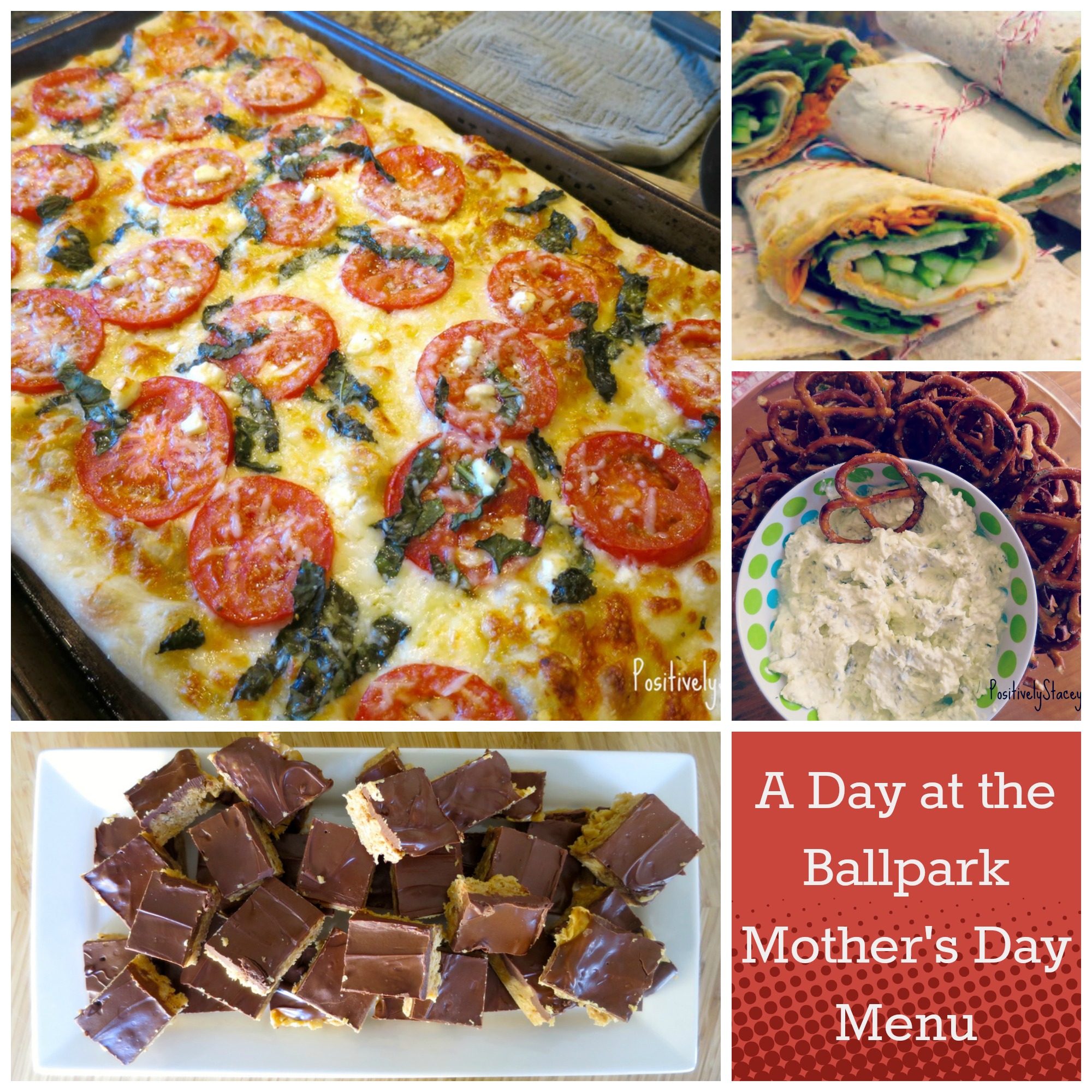 Day at the ballpark Mothers day menu