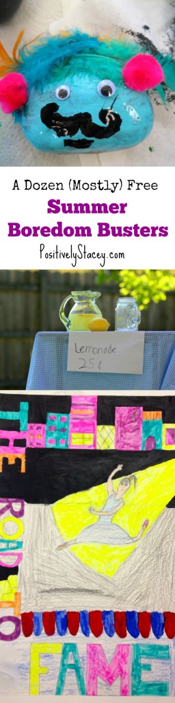 Keep the kids busy! Here are 12 simple and easy ideas to keep the kids busy and have fun!