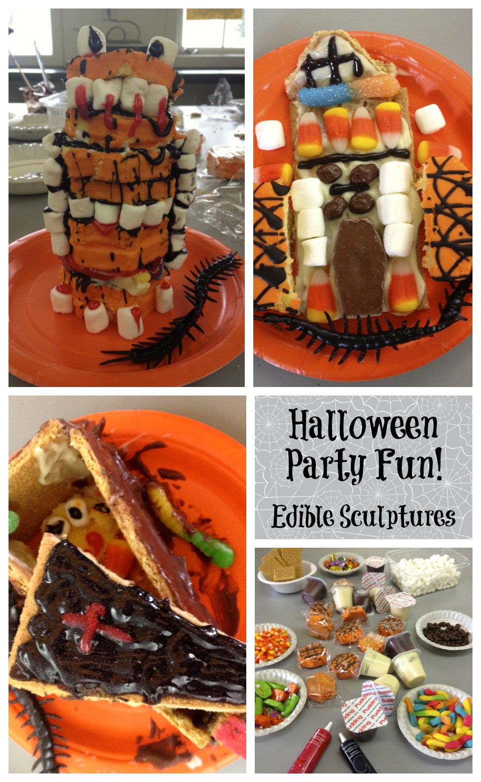 Halloween Party Fun with Edible Scuptures