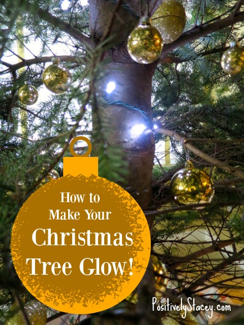 How to Make Your Christmas Tree Glow! This is my amazing trick to really make your tree shine!