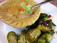 Roasted Brussels Sprouts and  Marie Callender’s® Pot Pies #PotPiePlease