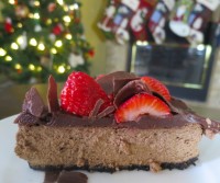 Triple Chocolate Berry Cheesecake Recipe + $500 Giveaway! #SplendaHoliday