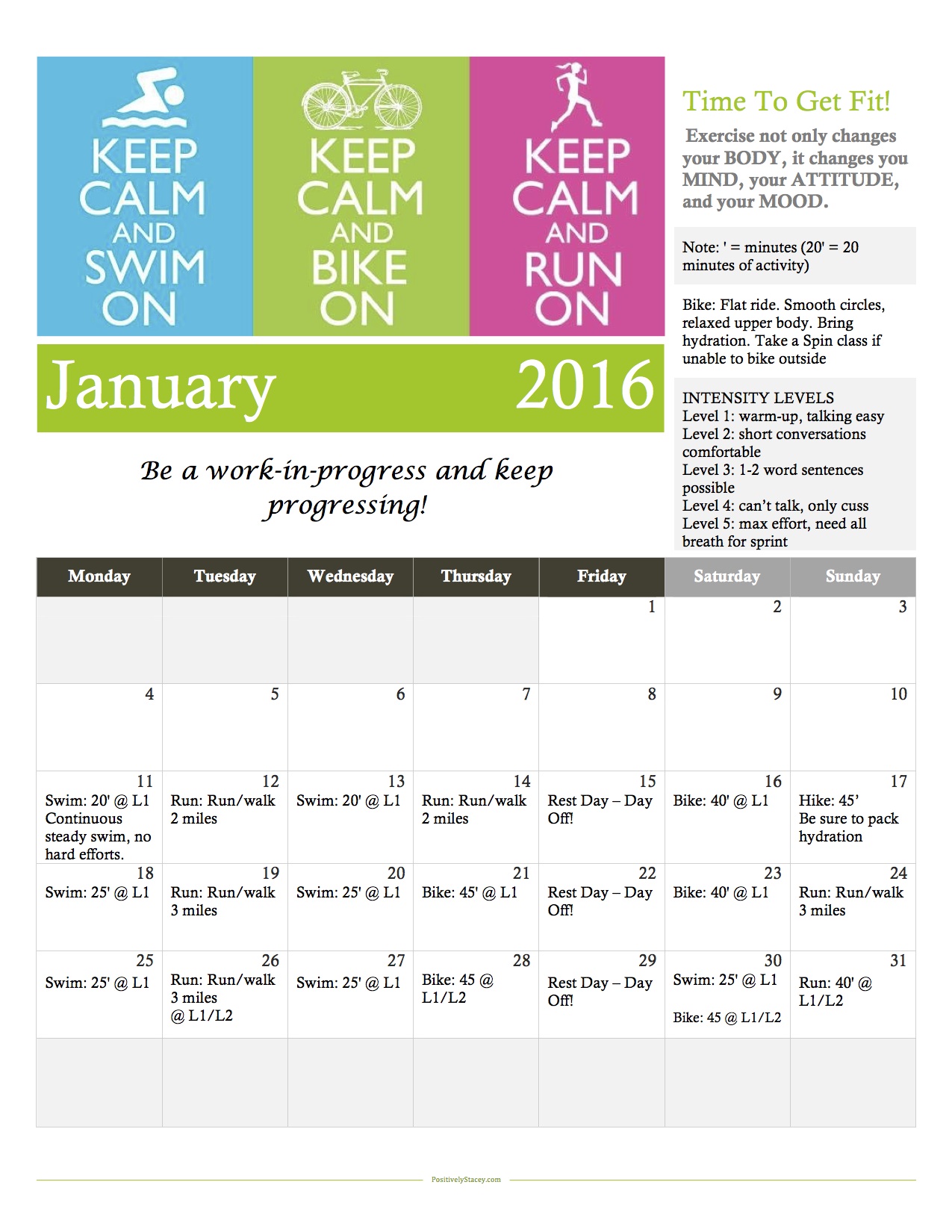January Workout Calendar copy