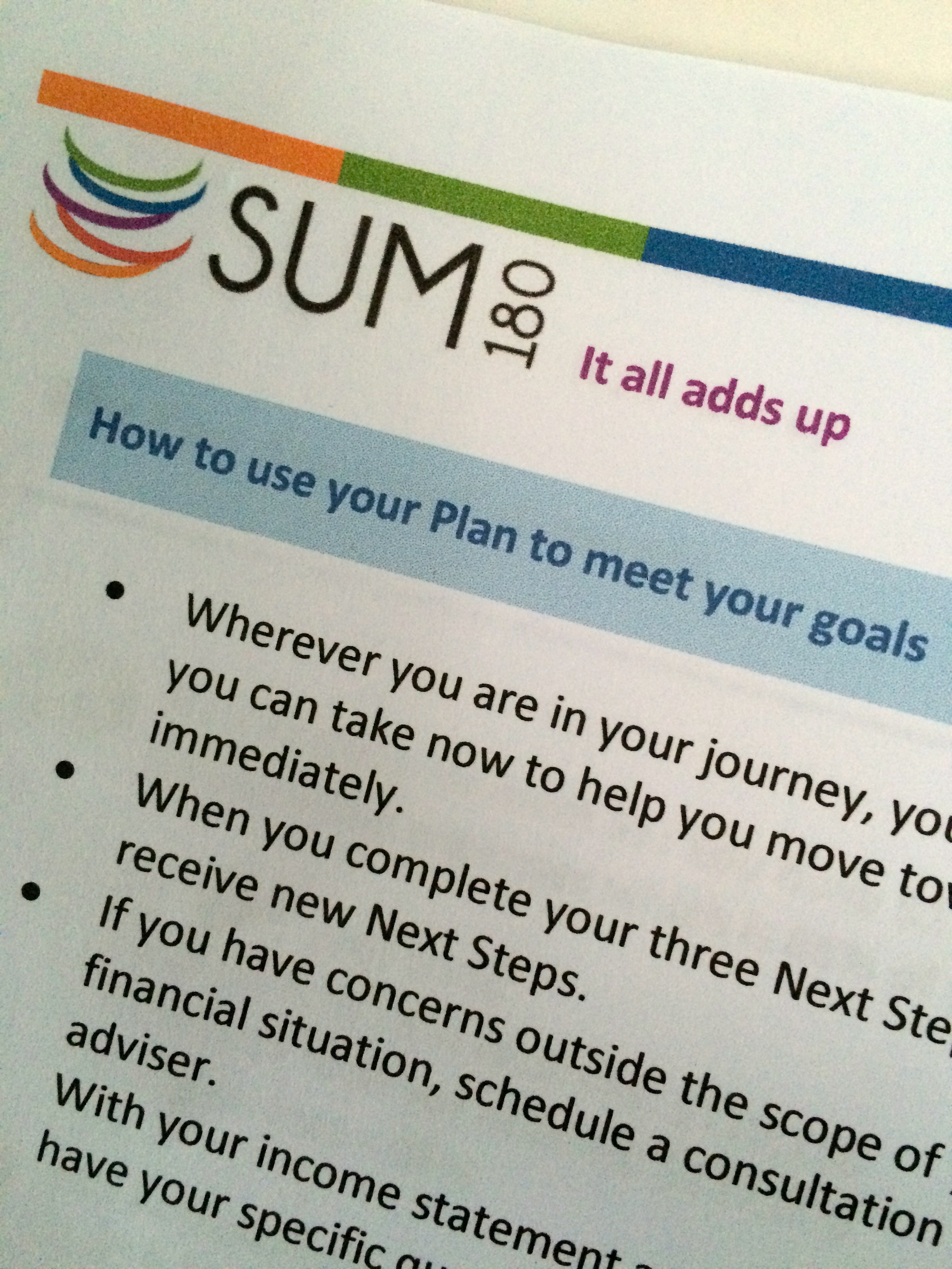 Financial Planning for a Better Future with SUM180