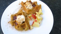 Apple Oat Waffles Recipe and A Giveway