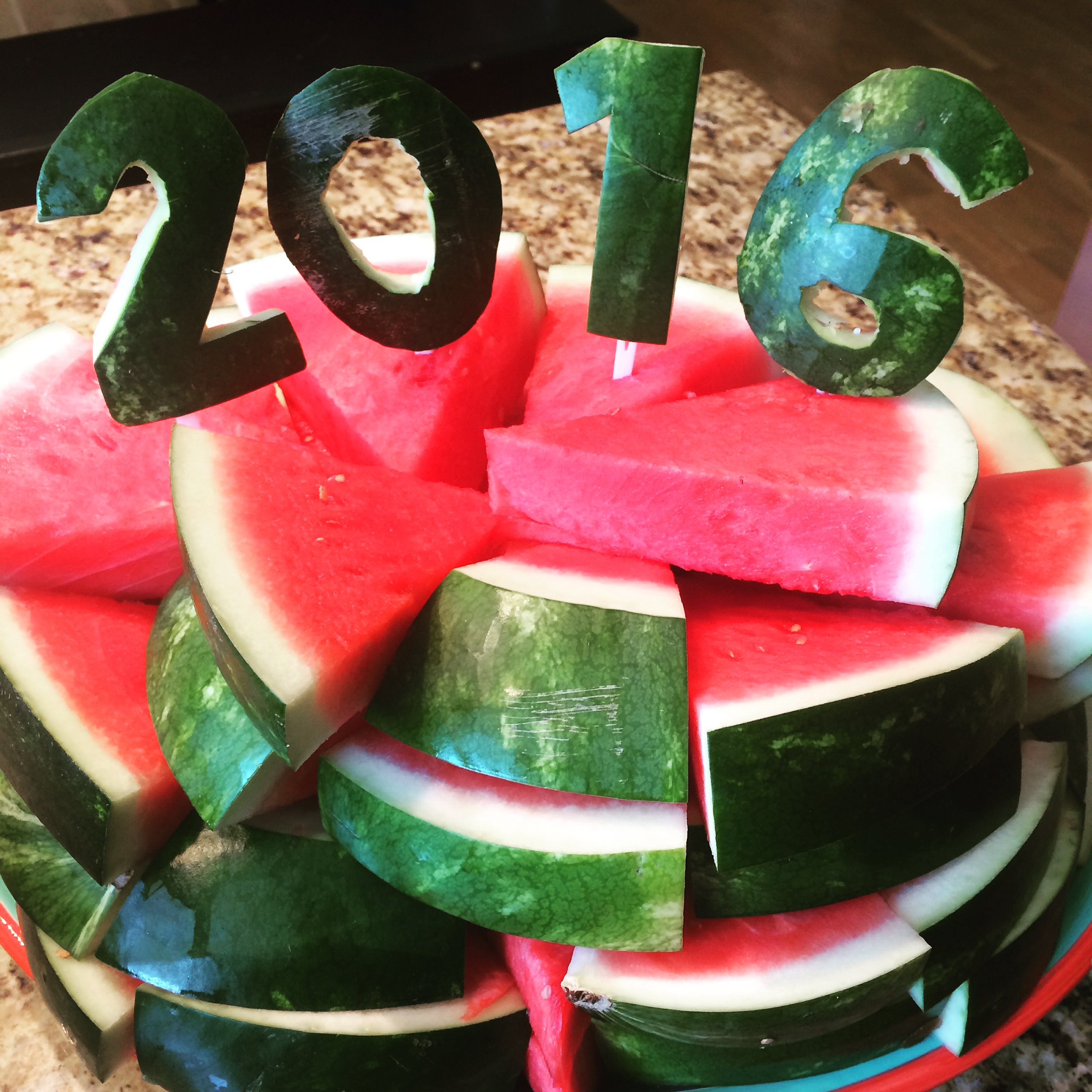 Graduation watermelon