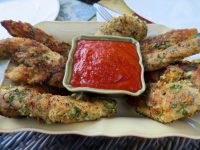 Chicken Tenders Parmesan Recipe and Easy Kitchen Clean Up