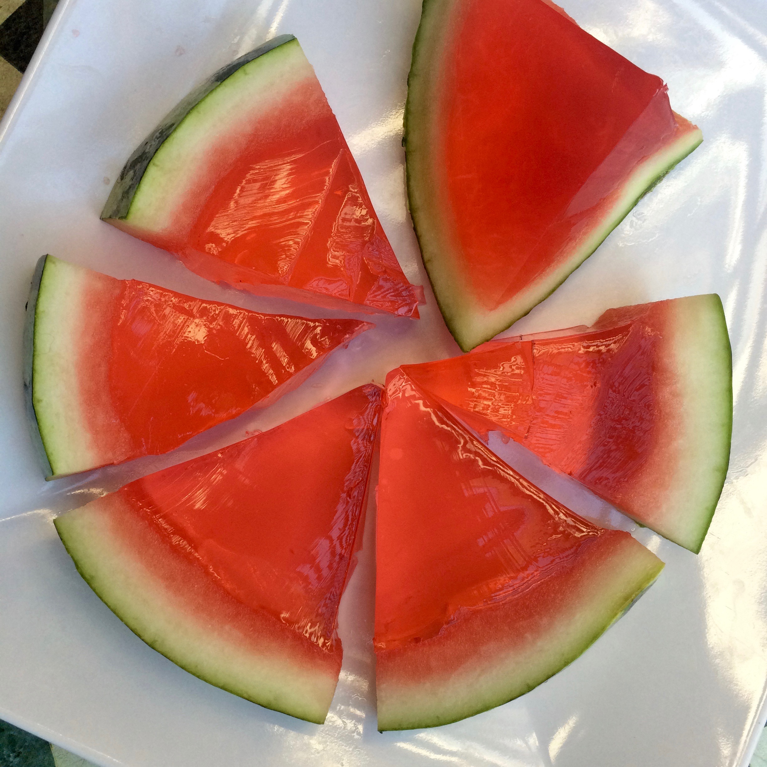 Sliced Watermelon Jello Shots 