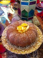 Moroccan  Orange Cake Topped with Citrus Fruit