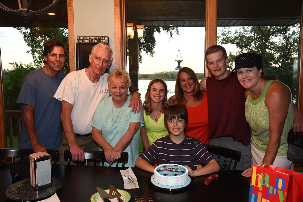 Birthday family Lake