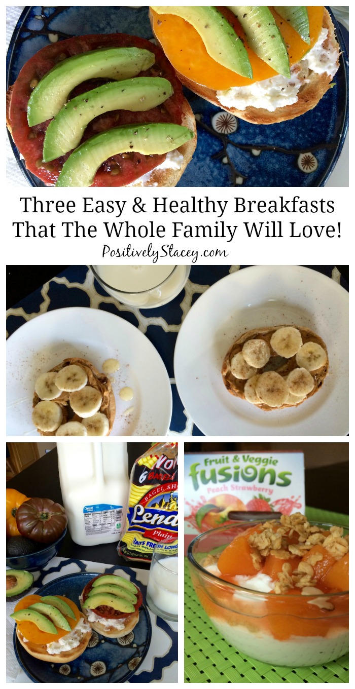 Here are three easy and healthy breakfasts that the whole family will love!