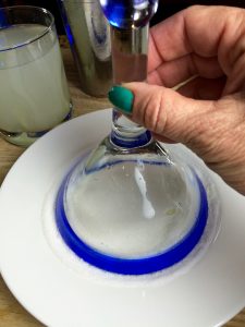 Blue Curacao Martini