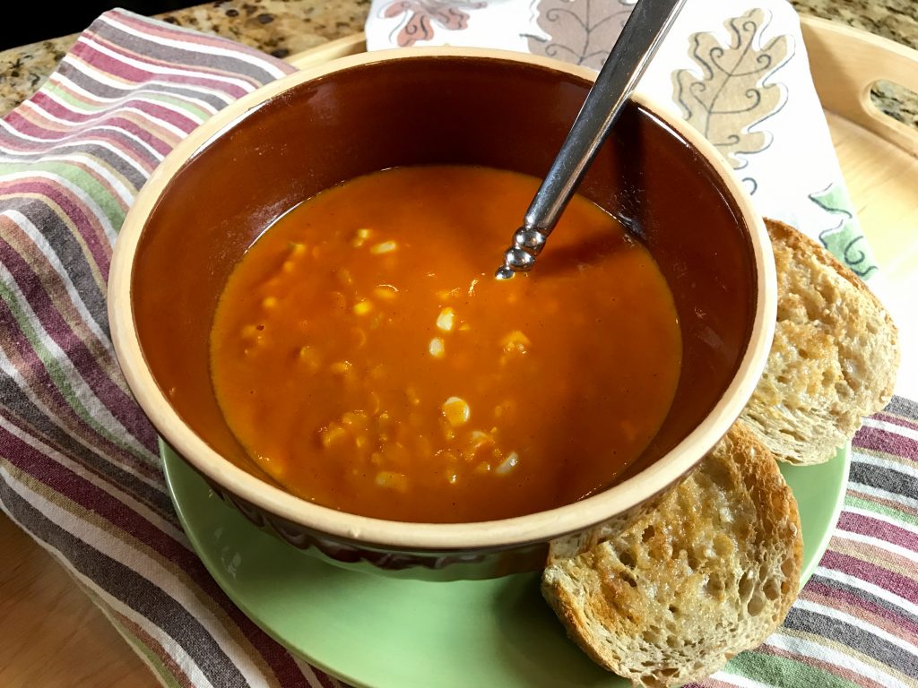 Easiest Tomato and Rice Soup Recipe Ever - Positively Stacey