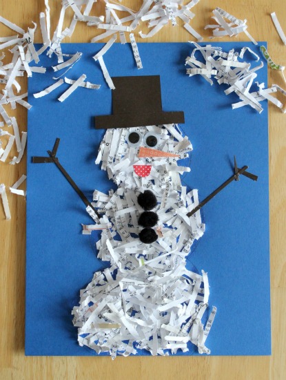 Glittered-Paper-Snowman