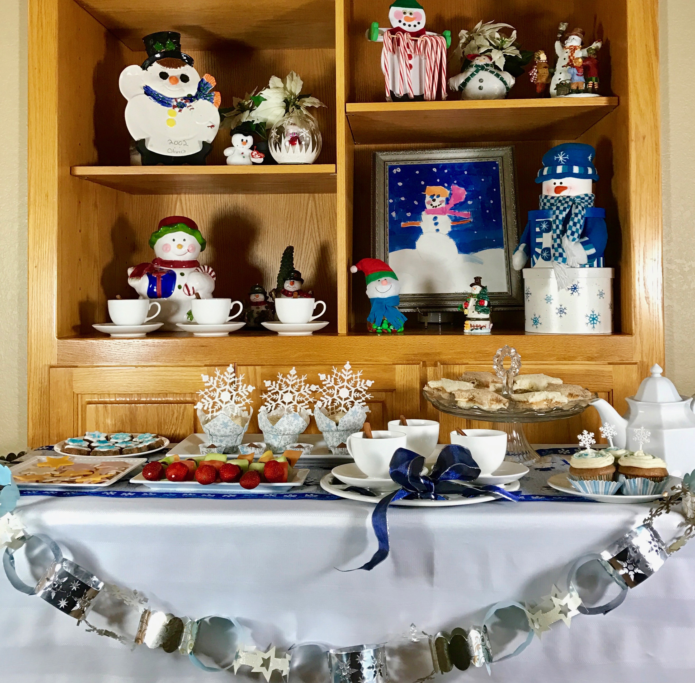 A Child's Winter Wonderland Tea Party
