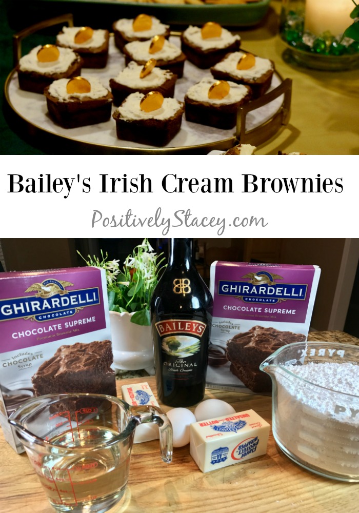 Bailey's Irish Cream Brownies Recipe