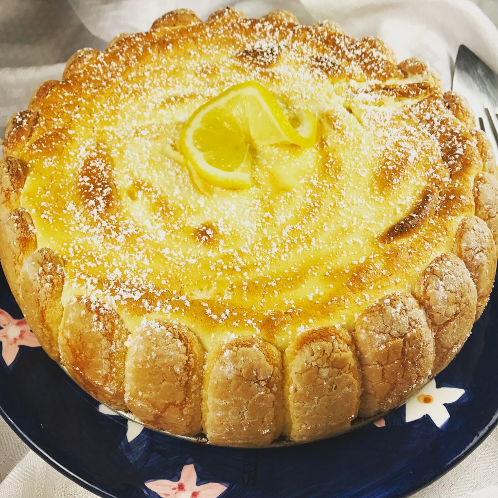 Ladyfinger Lemon Torte Recipe #SundaySupper - Positively Stacey