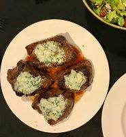 Blue Cheese Topped Sirloin Recipe