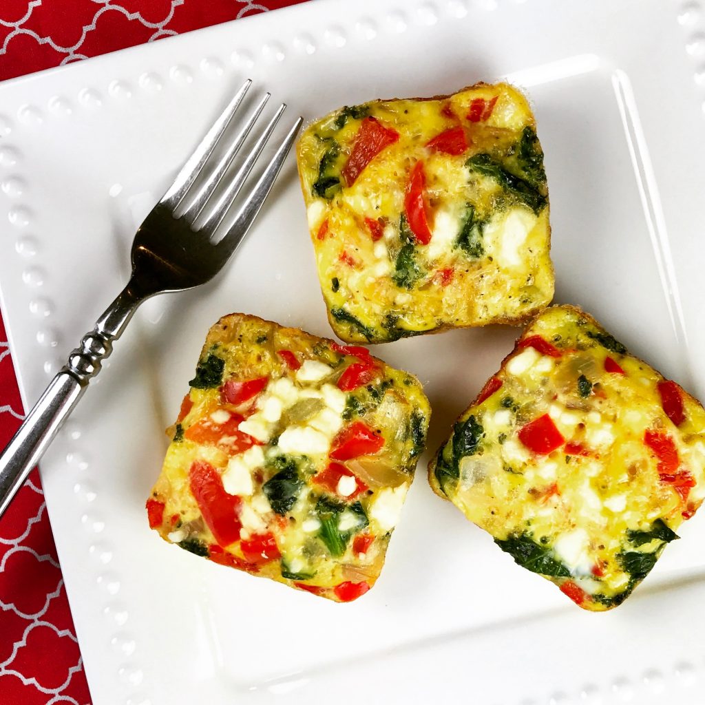 MakeAhead Veggie Egg "Muffins" Recipe Positively Stacey