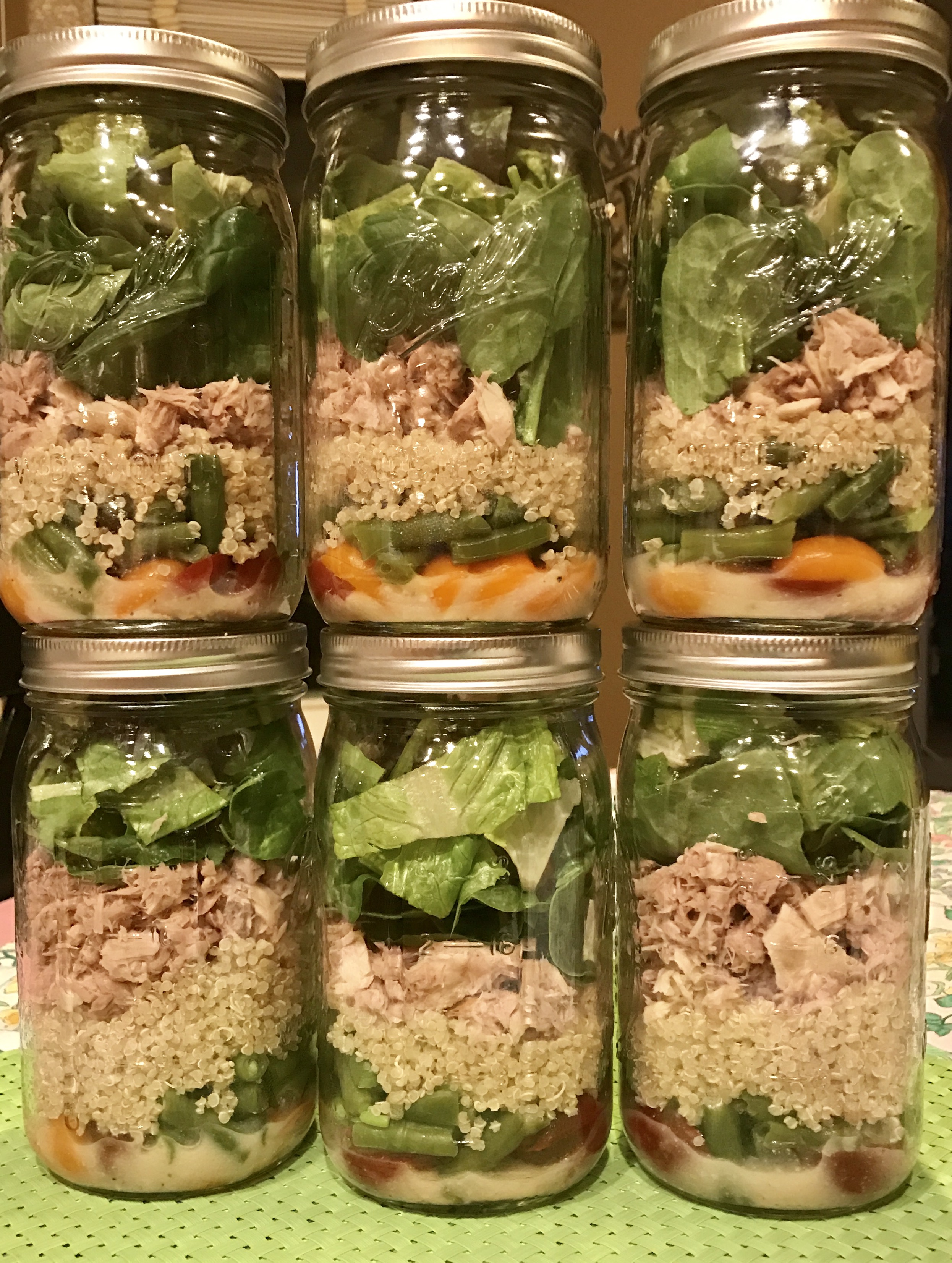 Niçoise Salad in a Jar
