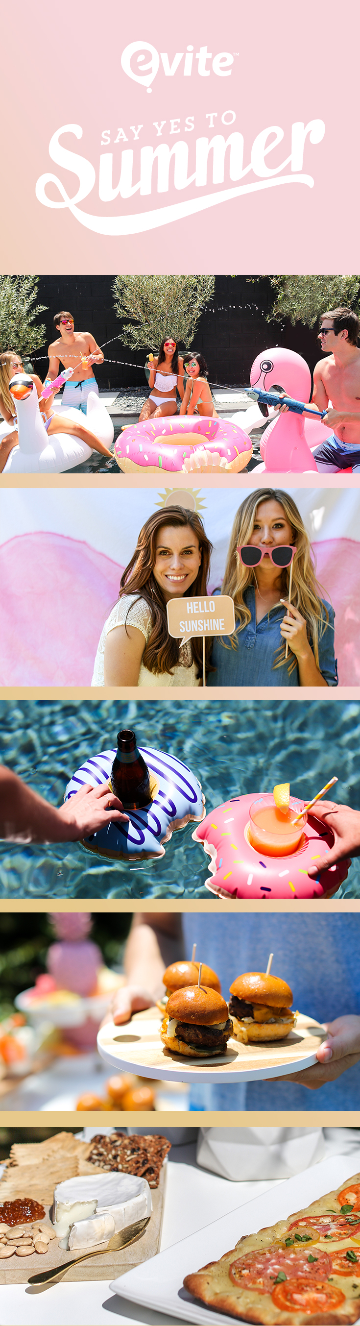 If you haven't already, it is time to get out the calendar and plan some fun activities to maximize your summer time. Here are 5 ways to say yes to summer! #BeThere #Evite #AD