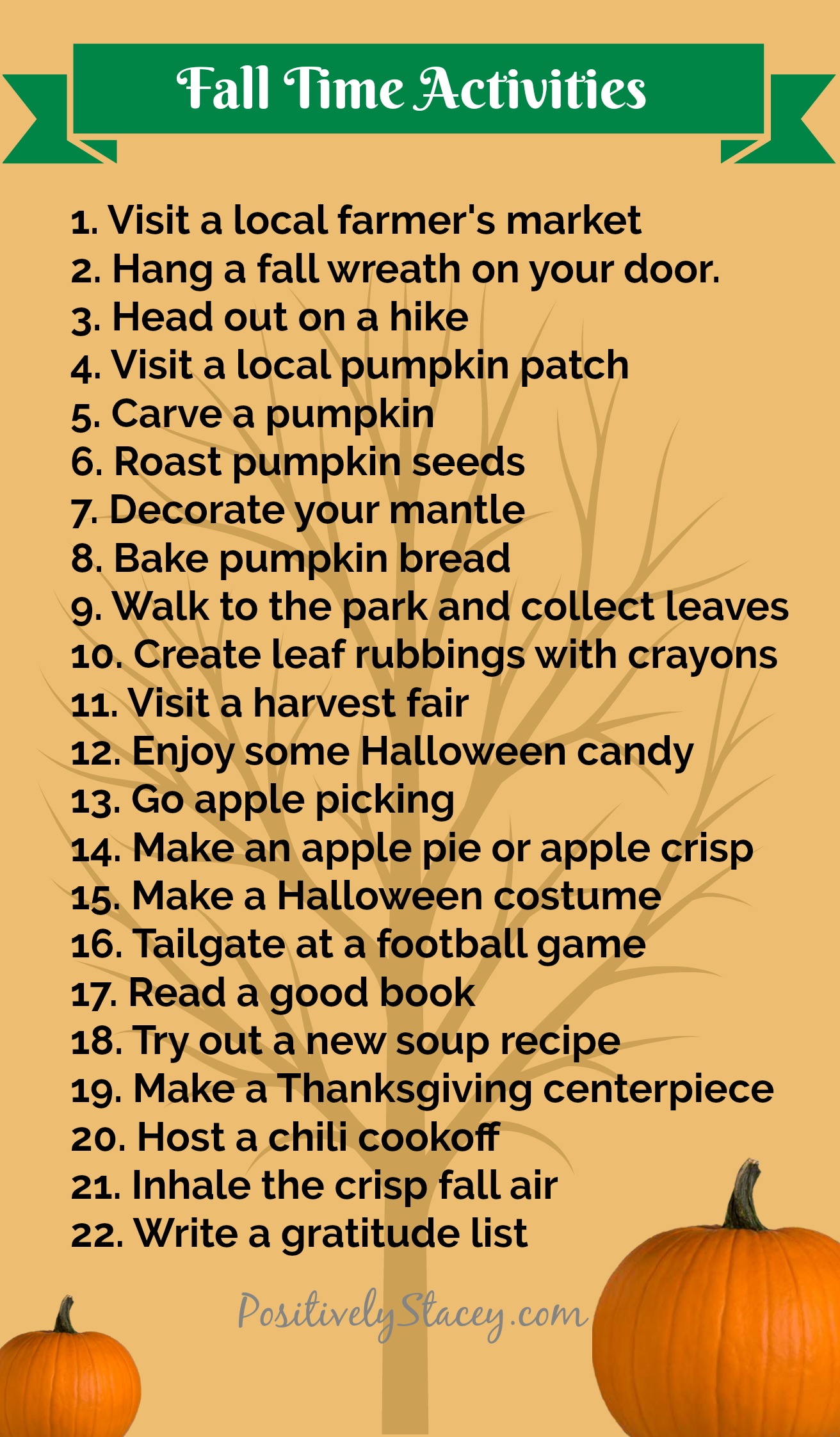 22 Fall Time Activities For You to Enjoy - Positively Stacey