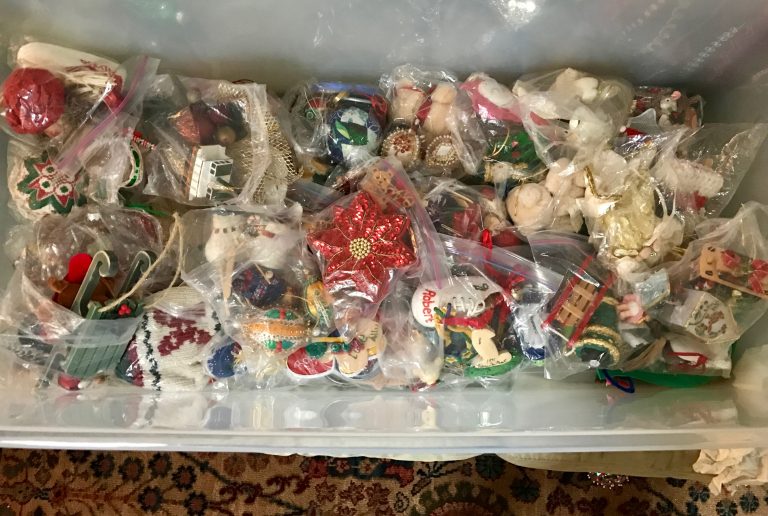 How to Organize Your Christmas Decorations - Positively Stacey