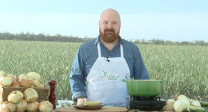 Slow Roasted Vidalia Onion Soup with Top Chef Star Kevin Gillespie
