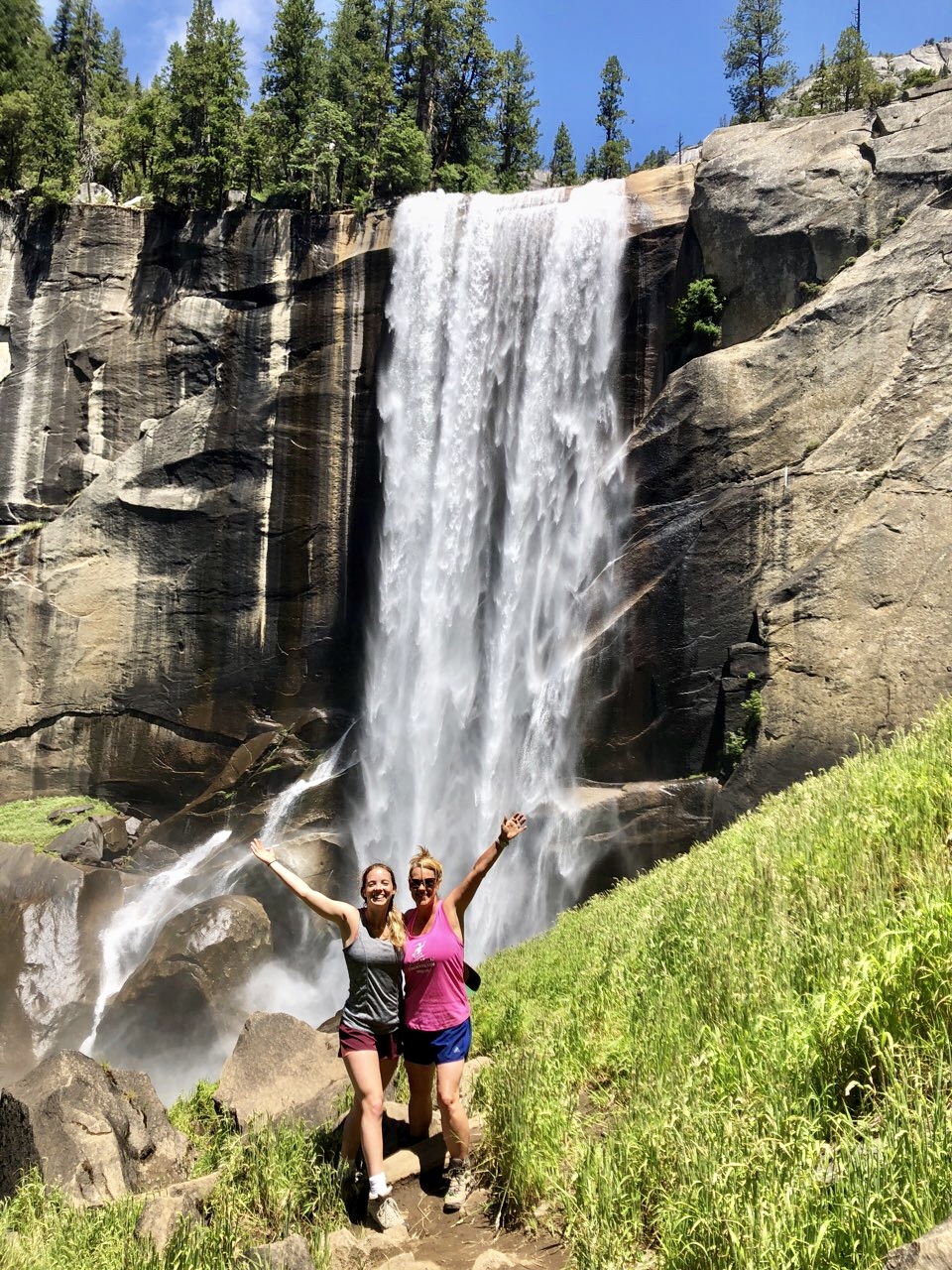 Vernal falls outlet hike